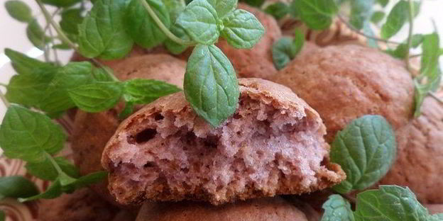 клубничное печенье с отрубями