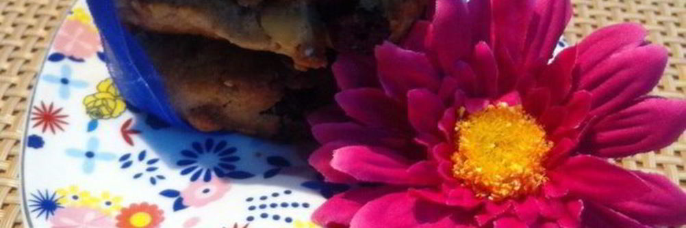 Клюквенное печенье с белым шоколадом