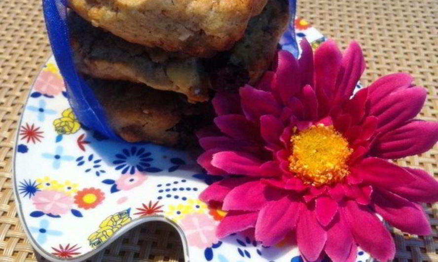 Рецепт клюквенного печенья с белым шоколадом