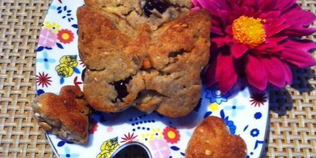 клюквенное печенье с белым шоколадом