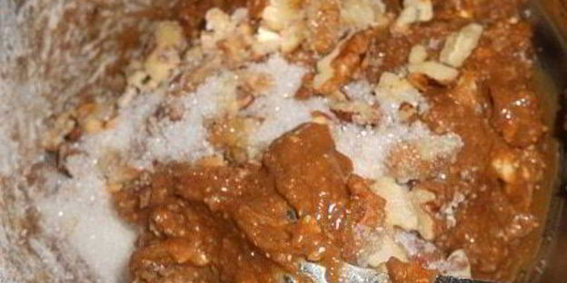 кофейное печенье с орехами