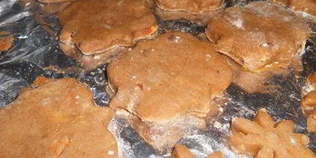 кофейное печенье с орехами