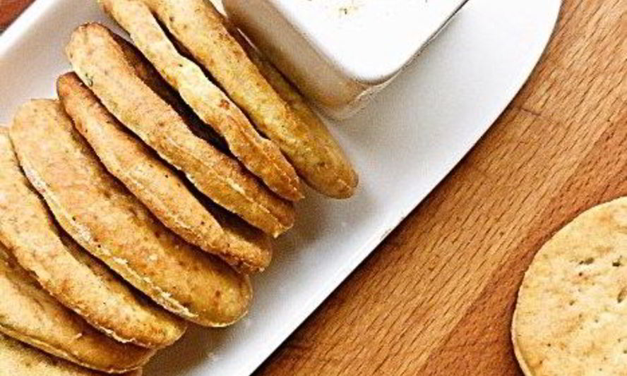 Рецепт крекеров с приправами