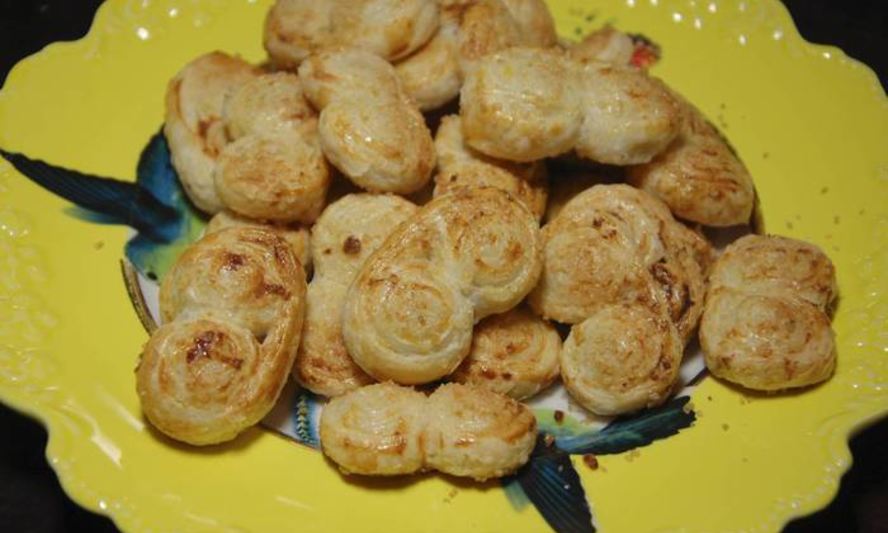 Рецепт лимонного печенья из слоеного теста