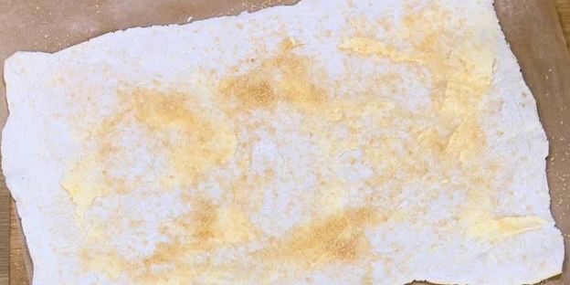 лимонное печенье из слоеного теста