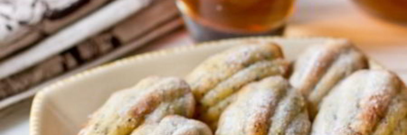 Лимонное печенье Мадлен с маком