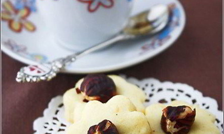 Рецепт лимонного печенья с фундуком