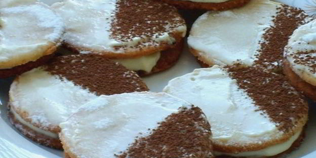 миндальное печенье день-ночь