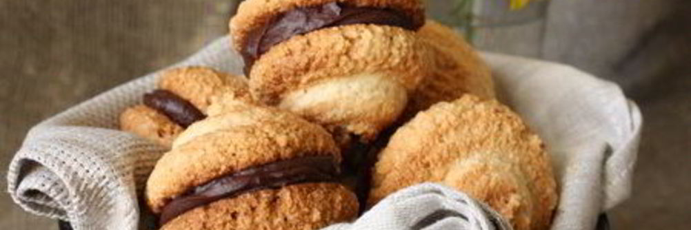 Миндальное печенье с шоколадом