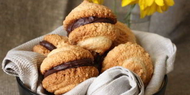 миндальное печенье с шоколадом