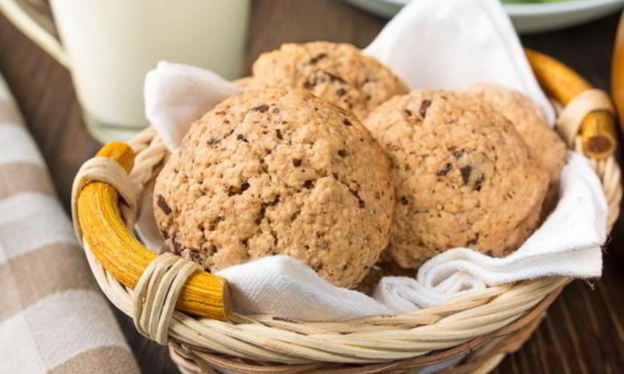 Рецепт мягкого овсяного печенья с шоколадом