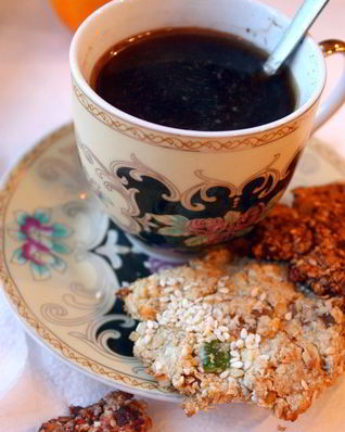 Орехово-овсяное печенье