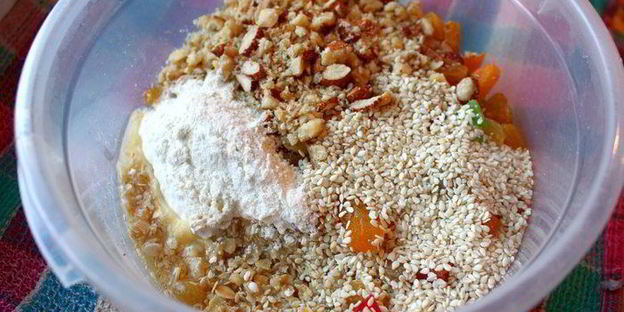 орехово-овсяное печенье