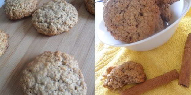 овсяное печенье с грецким орехом