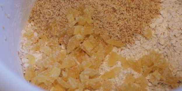 овсяное печенье с имбирем