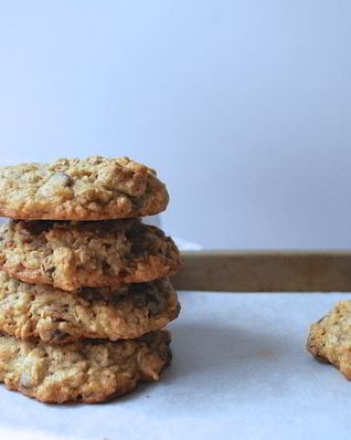 Овсяное печенье с кусочками шоколада