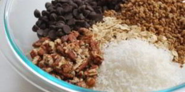 овсяное печенье с кусочками шоколада