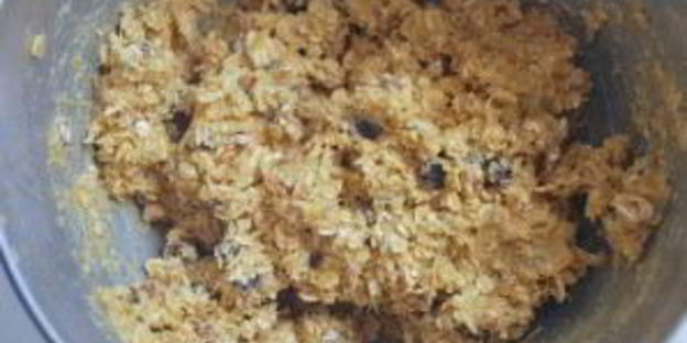 овсяное печенье с кусочками шоколада