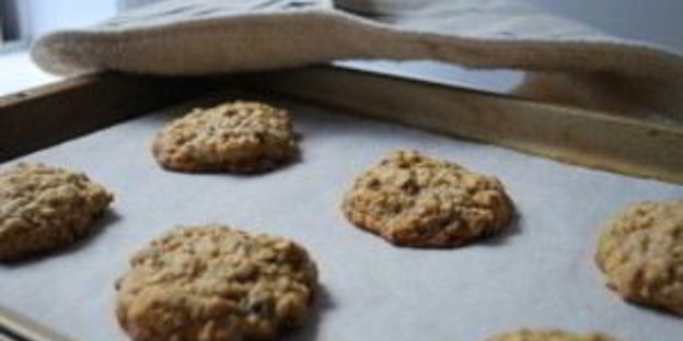 овсяное печенье с кусочками шоколада