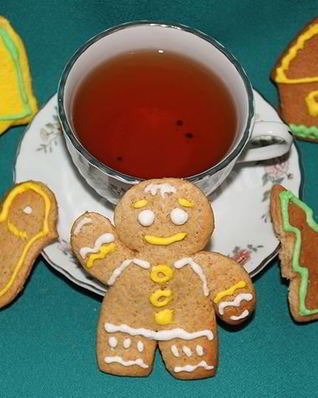 Печенье имбирные человечки