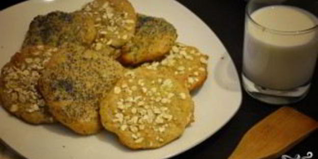 печенье из ржаной муки с творогом