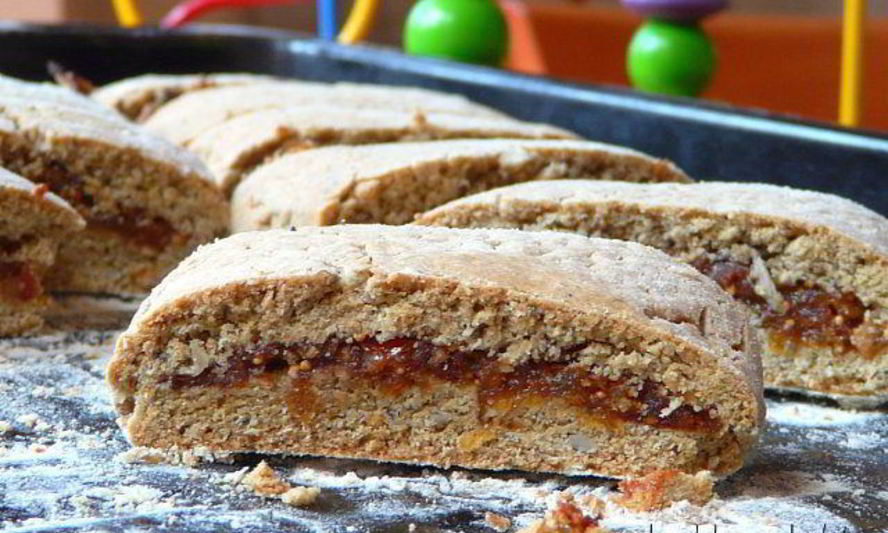 Рецепт печенья из цельнозерновой муки с начинкой из сухофруктов