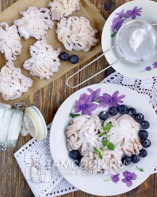 Печенье песочное на маргарине через мясорубку