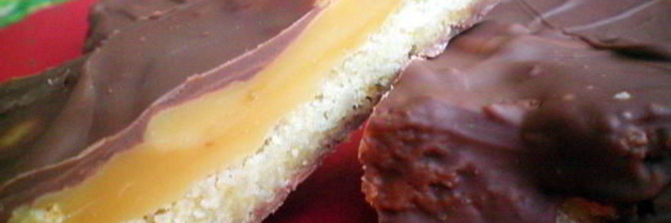 Печенье по мотивам конфеты TWIX