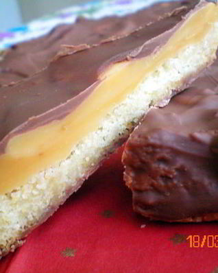 Печенье по мотивам конфеты TWIX