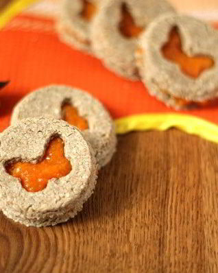 Печенье с джемом из кураги