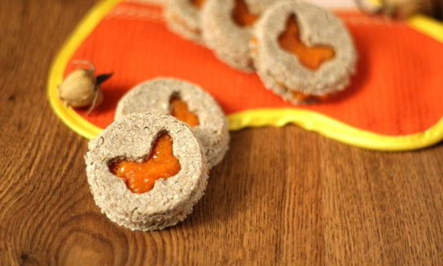 Рецепт печенья с джемом из кураги