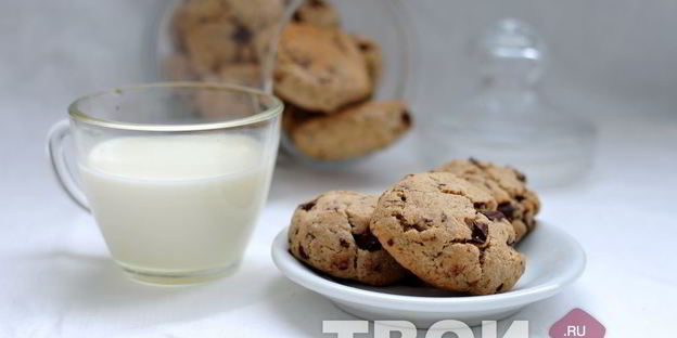 печенье с гречневой мукой и шоколадом