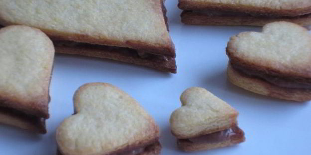 печенье сердечки