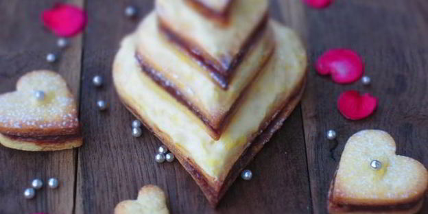 печенье сердечки