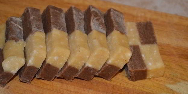 печенье шахматное