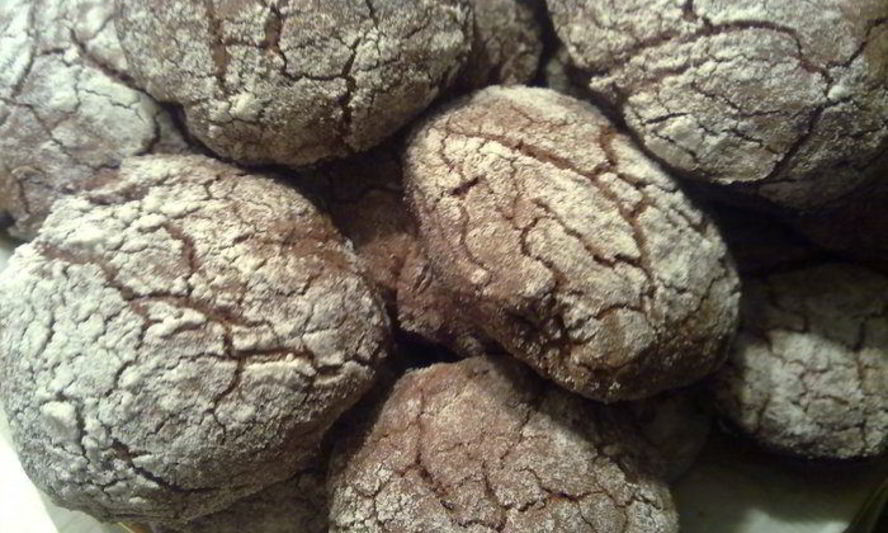 Рецепт печенья шоколадные морщинки