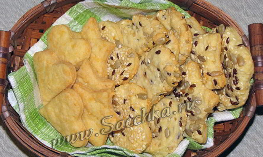 Рецепт печенья сырного зернышко