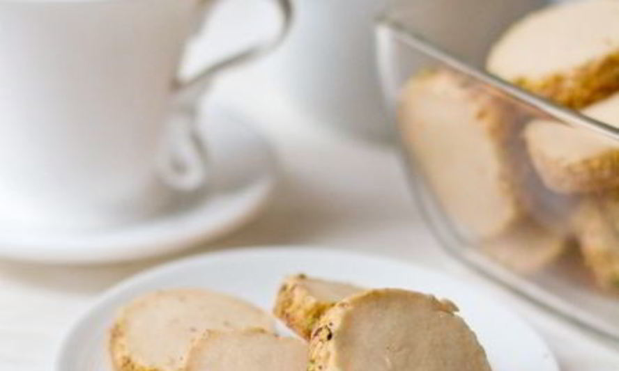 Рецепт песочного печенья с фисташками