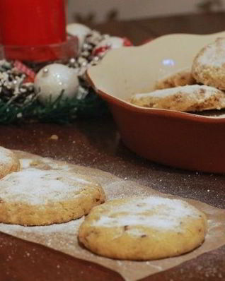 Песочное печенье с орехами пекан