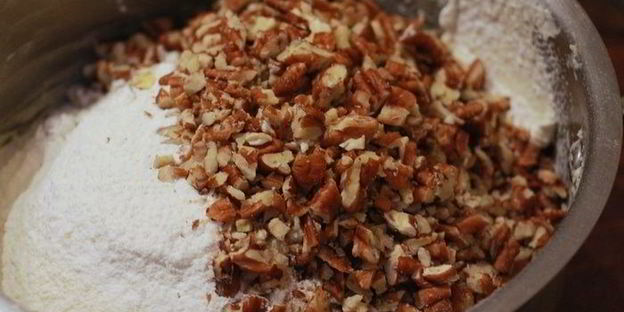 песочное печенье с орехами пекан