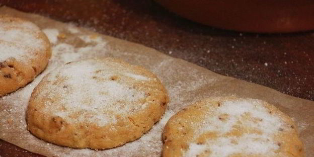 песочное печенье с орехами пекан