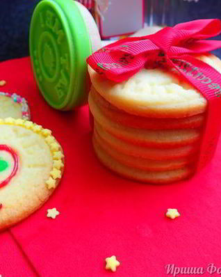 Песочное печенье со штампами