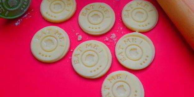 песочное печенье со штампами