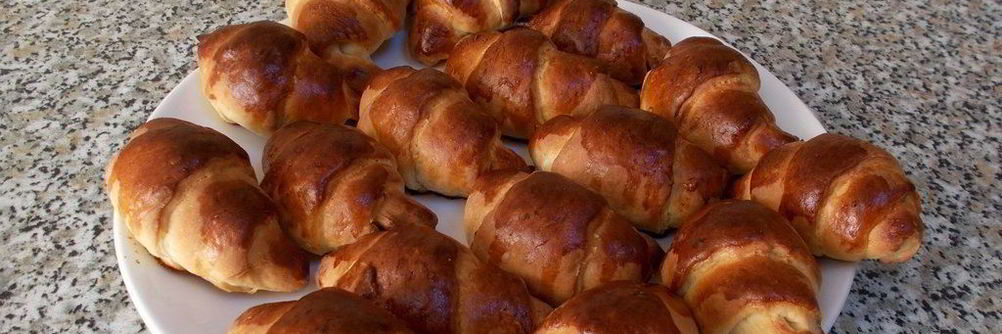 Рогалики из сметанного теста с апельсиновой маковой начинкой