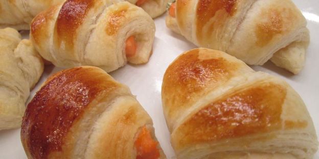 рогалики с лососем