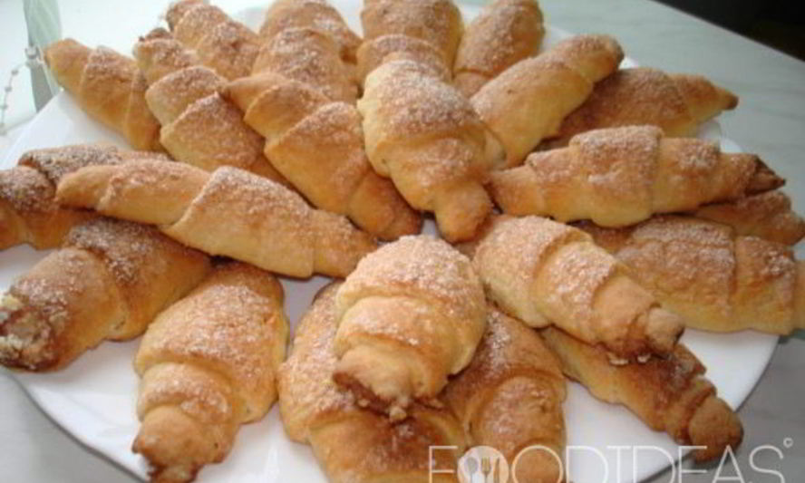 Рецепт рогаликов с ореховой начинкой