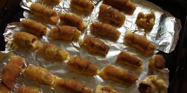 рогалики с вишней