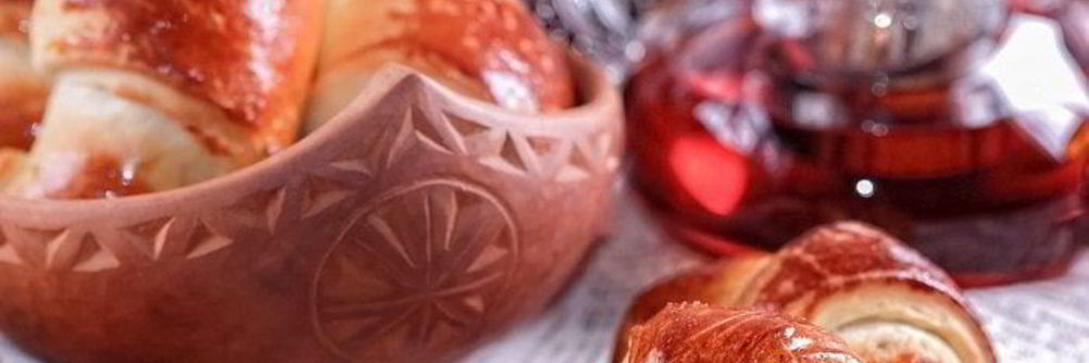 Рогалики с яблочным мармеладом