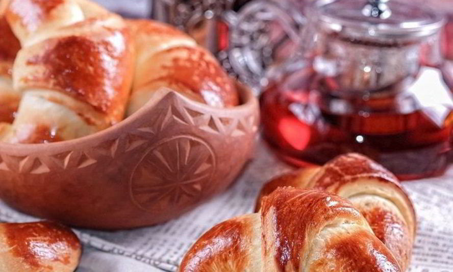 Рецепт рогаликов с яблочным мармеладом