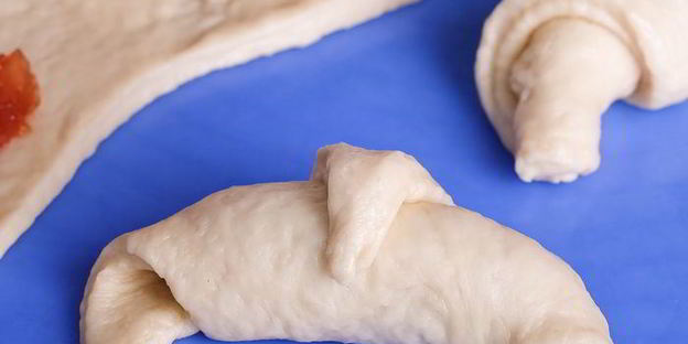 рогалики с яблочным мармеладом